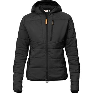 Fjällräven KEB PADDED HOODIE W - Transitionjacka - svart Fjällräven KEB PADDED HOODIE W - Transitionjacka - svart