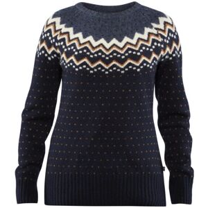 Fjällräven Övik Knit Sweater W - azul escuro Fjällräven Övik Knit Sweater W - azul escuro