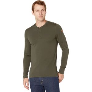Fjällräven Singi Merino Henley M - Functional Shirt - Olive Dark Green Fjällräven Singi Merino Henley M - Functional Shirt - Olive Dark Green