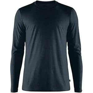 Fjällräven Abisko Wool Langermet - Merino Base Layer - Mørk Marineblå Fjällräven Abisko Wool Langermet - Merino Base Layer - Mørk Marineblå