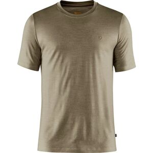 Fjällräven Abisko Wool Short-Sleeve - Men's Light Olive Top Fjällräven Abisko Wool Short-Sleeve - Men's Light Olive Top