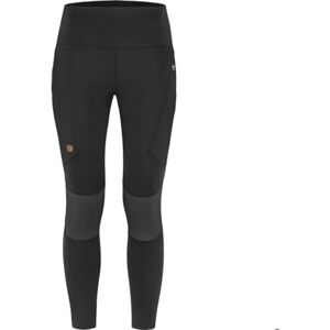 Fjällräven Dames Abisko Trekking Leggings - Zwart/Grijs - XL Fjällräven Dames Abisko Trekking Leggings - Zwart/Grijs - XL