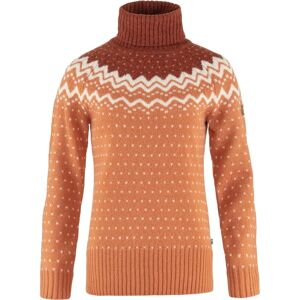 Fjällräven Brand Övik Knit Roller Neck - Wool Sweater - Orange - XL Fjällräven Brand Övik Knit Roller Neck - Wool Sweater - Orange - XL