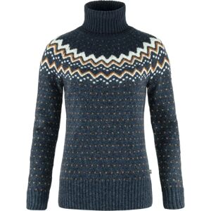 Fjällräven Women's Ovik Knit Roller Neck - Blue - XS - Wool Sweater Fjällräven Women's Ovik Knit Roller Neck - Blue - XS - Wool Sweater