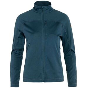 Fjällräven Abisko Lite Fleece Jacket - Dame Indigo Blue L Fjällräven Abisko Lite Fleece Jacket - Dame Indigo Blue L