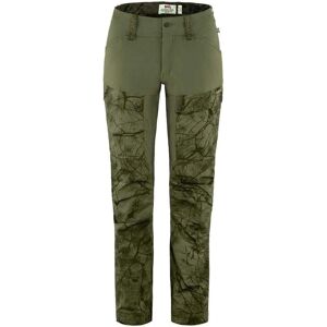 Fjällräven KEB PANTALONES CURVED W - Pantalones de senderismo - verde oscuro Fjällräven KEB PANTALONES CURVED W - Pantalones de senderismo - verde oscuro