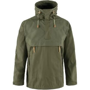 Fjällräven No. 8 Herre Anorak Olivengrønn - Værbestandig Vindjakke Fjällräven No. 8 Herre Anorak Olivengrønn - Værbestandig Vindjakke