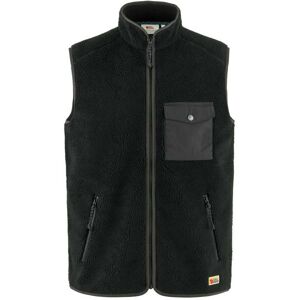 Fjallraven Men's Vardag Pile Fleece Vest - Black / Dark Grey - Fleece Vest Fjallraven Men's Vardag Pile Fleece Vest - Black / Dark Grey - Fleece Vest