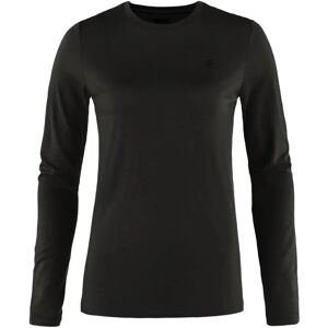 Fjällräven Abisko Wool LS W - Toiminnallinen paita - musta Fjällräven Abisko Wool LS W - Toiminnallinen paita - musta