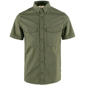 Fjällräven Herren Kurzarm-Outdoor Hemd - Oliv Dunkelgrün Fjällräven Herren Kurzarm-Outdoor Hemd - Oliv Dunkelgrün