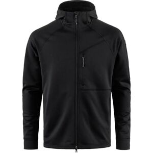 Fjällräven Black Men's Abisko Grid Fleece Hoodie - Fleece Jacket Fjällräven Black Men's Abisko Grid Fleece Hoodie - Fleece Jacket