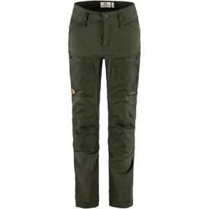 Fjällräven KEB AGILE WINTER BROEK W Dames Maat 42/R - Trekkingbroek - donkergroen Fjällräven KEB AGILE WINTER BROEK W Dames Maat 42/R - Trekkingbroek - donkergroen
