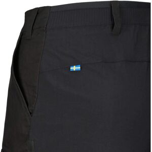 Fjällräven ABISKO HYBRID TRAIL TROUSERS W Damen Gr.38/L - Turskorts - svart Fjällräven ABISKO HYBRID TRAIL TROUSERS W Damen Gr.38/L - Turskorts - svart