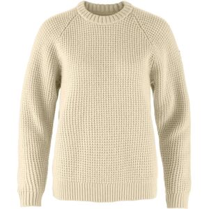 Fjällräven Övik Waffle Knit Dame, Lys Beige XS - Genser Fjällräven Övik Waffle Knit Dame, Lys Beige XS - Genser