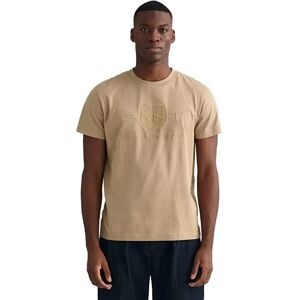 Gant Modell 2003140 Casual Beige T-Skjorte - T-Skjorte Gant Modell 2003140 Casual Beige T-Skjorte - T-Skjorte