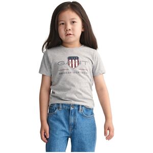 Gant Grey Kids Organic Cotton T-shirt - Casual Gant Grey Kids Organic Cotton T-shirt - Casual
