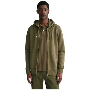 GANT Reg Shield full-zip sweatshirt (2007059) green GANT Reg Shield full-zip sweatshirt (2007059) green