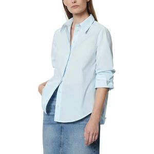 MARC O'POLO Lichtblauwe Biologisch Katoen Blouse - Shirt MARC O'POLO Lichtblauwe Biologisch Katoen Blouse - Shirt