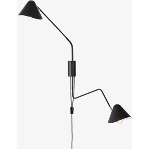 Ellos Nathan Væglampe - Justerbar Sort Metal Væglampe - Gang/Tenåringsværelse Ellos Nathan Væglampe - Justerbar Sort Metal Væglampe - Gang/Tenåringsværelse