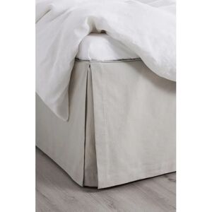 Ellos Home Shelby Sengekappe - Bomull, 52cm høyde, Grå Ellos Home Shelby Sengekappe - Bomull, 52cm høyde, Grå