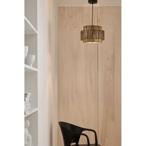 Ellos Emilia Taklampe - Naturlig Rattan, Justerbar Højde, Jordet Ellos Emilia Taklampe - Naturlig Rattan, Justerbar Højde, Jordet