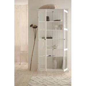 Ellos Wilma Hvid Skab - Glas sider for lys Ellos Wilma Hvid Skab - Glas sider for lys