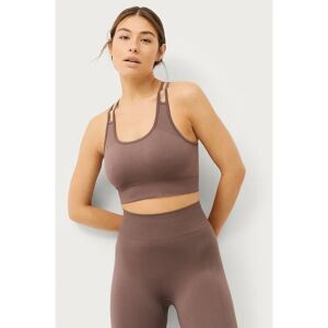 Ellos Model XS/S - Sømløst Cross Sport-BH - Brun Ellos Model XS/S - Sømløst Cross Sport-BH - Brun