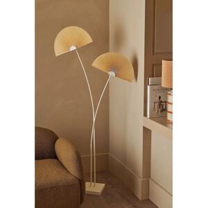Ellos Mei-Li Beige gulvlampe - Metal, Papirskaærmer, 40cm Ellos Mei-Li Beige gulvlampe - Metal, Papirskaærmer, 40cm