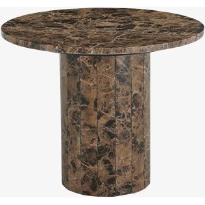 Ellos - Marmorbord 51cm - Hvit/Braun/Dyp brun - Salongbord Ellos - Marmorbord 51cm - Hvit/Braun/Dyp brun - Salongbord