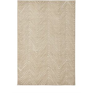 &Home Daisy Zigzag Beigetæppe - 160X230 &Home Daisy Zigzag Beigetæppe - 160X230