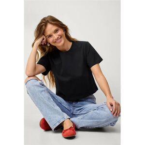 Ellos Hanna V-ringad bomull T-shirt - Dam Ellos Hanna V-ringad bomull T-shirt - Dam