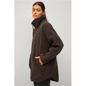 Ellos STUDIO Teddyjakke - Full Zip - Brun Ellos STUDIO Teddyjakke - Full Zip - Brun