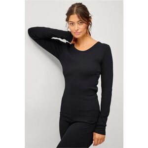 Ellos STUDIO - LS Tee Soft Rib - Svart - T-skjorte Ellos STUDIO - LS Tee Soft Rib - Svart - T-skjorte
