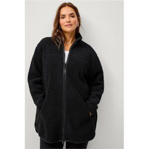 Ellos Plus Teddyjakke - Varm og Komfortabel - Kvinne Ellos Plus Teddyjakke - Varm og Komfortabel - Kvinne