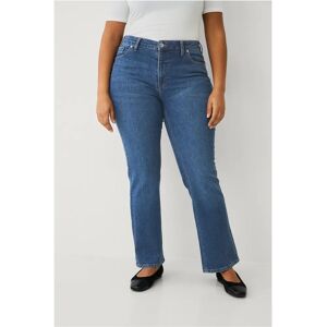 Ellos Plus collection - Bootcut jeans - Blå - Kvinner Ellos Plus collection - Bootcut jeans - Blå - Kvinner