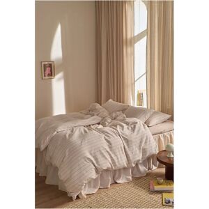 Ellos Home - Elly Thin Stripe - Brun - Dyne- og putetrekksett Ellos Home - Elly Thin Stripe - Brun - Dyne- og putetrekksett