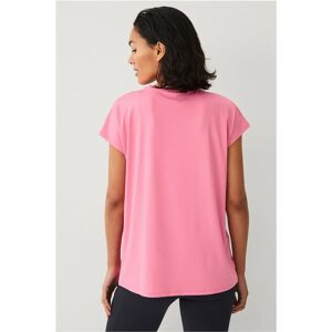 Ellos STUDIO Loose Top Core - Rosa - Kort Erme - Trenings-Topp Ellos STUDIO Loose Top Core - Rosa - Kort Erme - Trenings-Topp