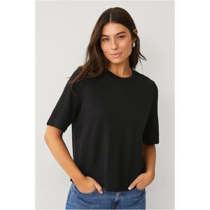 Ellos Collection - Topp i kraftig strikkeplagg - Svart 40/42 - Top Ellos Collection - Topp i kraftig strikkeplagg - Svart 40/42 - Top