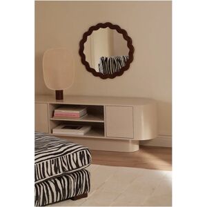 Ellos Home - Speil Mirror Lisa - Brun - Rundt MDF Speil Ellos Home - Speil Mirror Lisa - Brun - Rundt MDF Speil