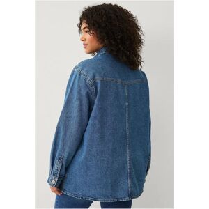 Ellos Plus-kolleksjon - Oversized denimjakke - Kvinner Ellos Plus-kolleksjon - Oversized denimjakke - Kvinner