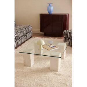 Ellos Home - Cernita 80x80 Hvit herdet glass salongbord Ellos Home - Cernita 80x80 Hvit herdet glass salongbord