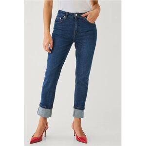Ellos Collection - Jeans Slim Straight Folded - Blå 42 Ellos Collection - Jeans Slim Straight Folded - Blå 42