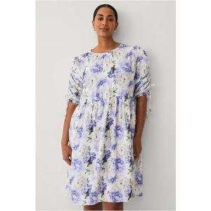 Ellos Plus collection - Lilla kjole med puff ermer - Kvinne Ellos Plus collection - Lilla kjole med puff ermer - Kvinne