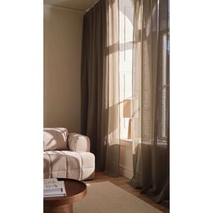 Ellos Home - KIRA semi-transparent brun gardin - E175 - Gardin Ellos Home - KIRA semi-transparent brun gardin - E175 - Gardin