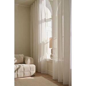Ellos Home - KIRA gjennomsiktig hvit gardin - D200 - Gardin Ellos Home - KIRA gjennomsiktig hvit gardin - D200 - Gardin