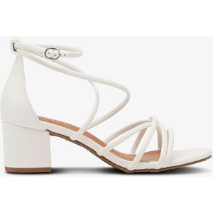 Duffy Hvite Hælsandaler - Kvinner Duffy Hvite Hælsandaler - Kvinner