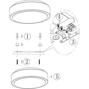 Markslojd Hvitt Moon Taklampe - Vannbestandig LED 7W Markslojd Hvitt Moon Taklampe - Vannbestandig LED 7W