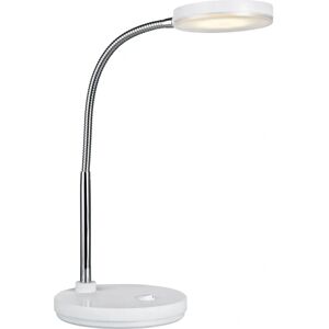 Markslöjd FLEX Bordlampe 5W LED Krom Hvit - Bordlampe Markslöjd FLEX Bordlampe 5W LED Krom Hvit - Bordlampe
