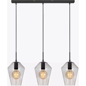 Markslojd Retro Deckenleuchte - 3 Pendel, Schwarz, Grau, E27, 60W Markslojd Retro Deckenleuchte - 3 Pendel, Schwarz, Grau, E27, 60W