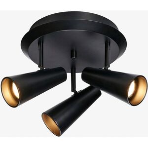 Markslojd Crest 3 Lys Takspotlight - Svart Markslojd Crest 3 Lys Takspotlight - Svart